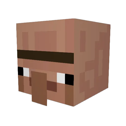 fatglizzys Minecraft avatar head, 3D render