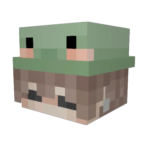 fatherduck20 Minecraft avatar head, 3D render