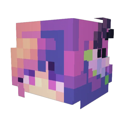 fatkeith Minecraft avatar head, 3D render