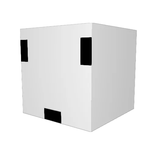 fatmedusa Minecraft avatar head, 3D render