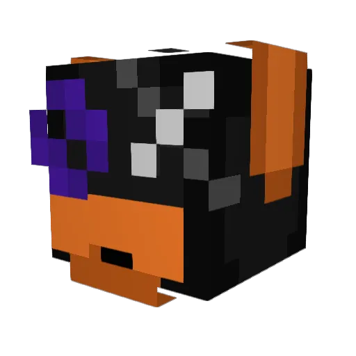 fatone0 Minecraft avatar head, 3D render