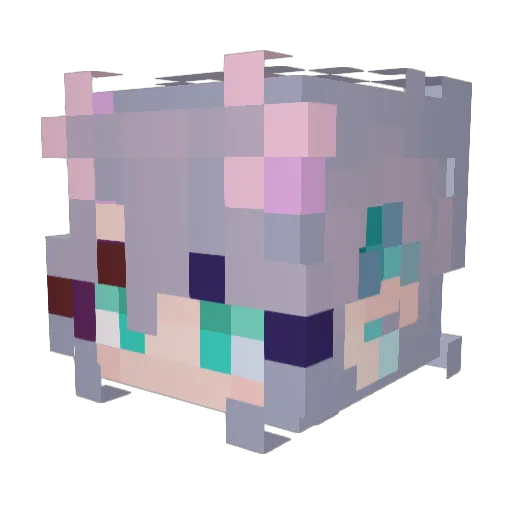 fatty_chicken2 Minecraft avatar head, 3D render