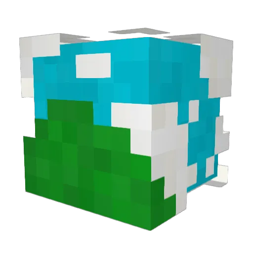 fatty_goat Minecraft avatar head, 3D render