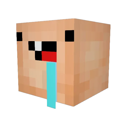 fattyfat55 Minecraft avatar head, 3D render