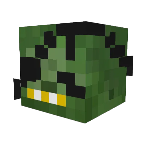 fattyjoints Minecraft avatar head, 3D render