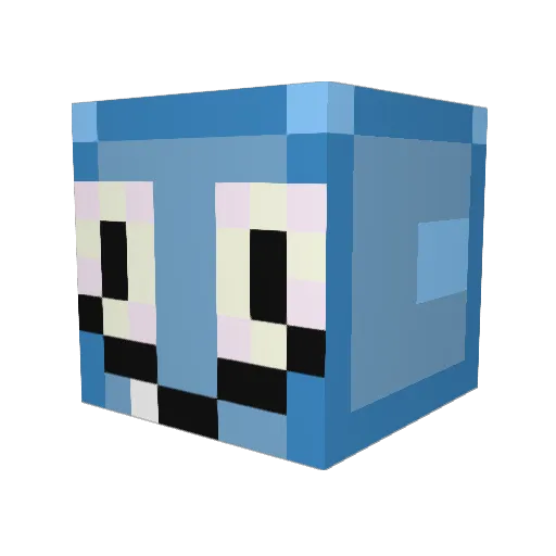 faultywolf17 Minecraft avatar head, 3D render