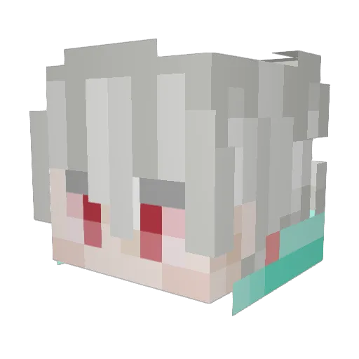 faunis Minecraft avatar head, 3D render