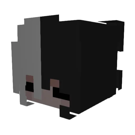 fauxarson Minecraft avatar head, 3D render