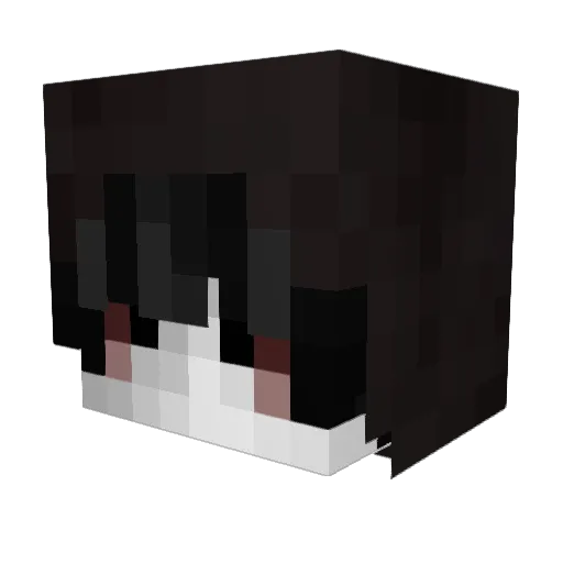 favoredie Minecraft avatar head, 3D render