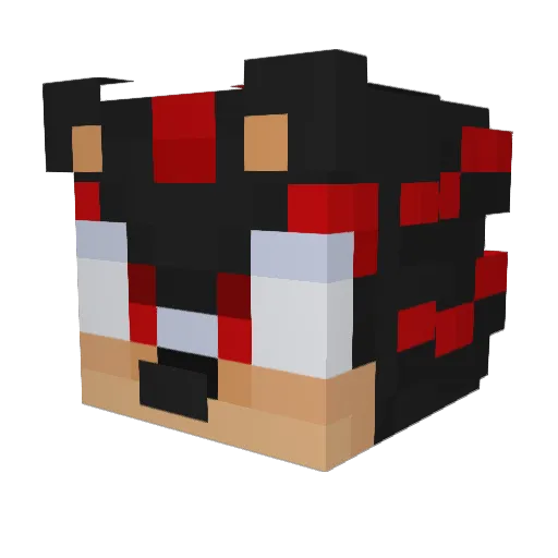 favoredpanda123 Minecraft avatar head, 3D render