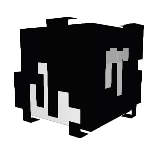 favoriteXsquad Minecraft avatar head, 3D render