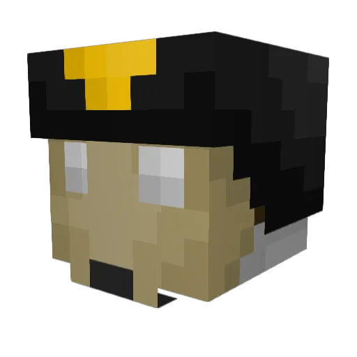 favour6 Minecraft avatar head, 3D render