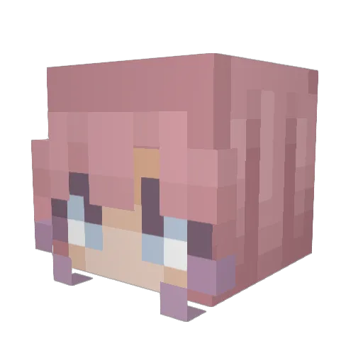 fawnaimer Minecraft avatar head, 3D render