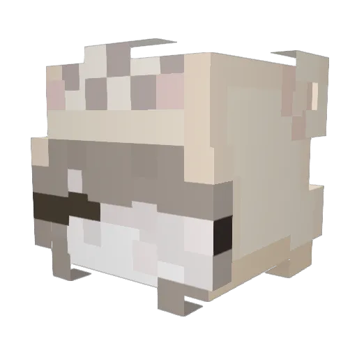fawnh Minecraft avatar head, 3D render