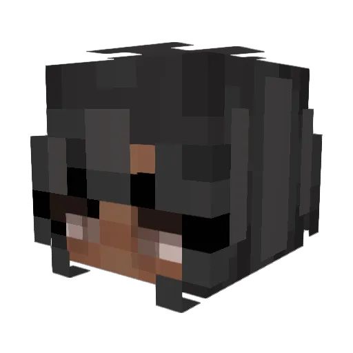 fawniez Minecraft avatar head, 3D render