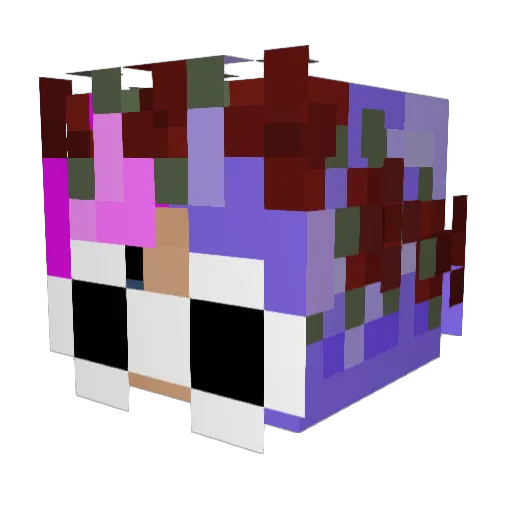 fawnisland Minecraft avatar head, 3D render