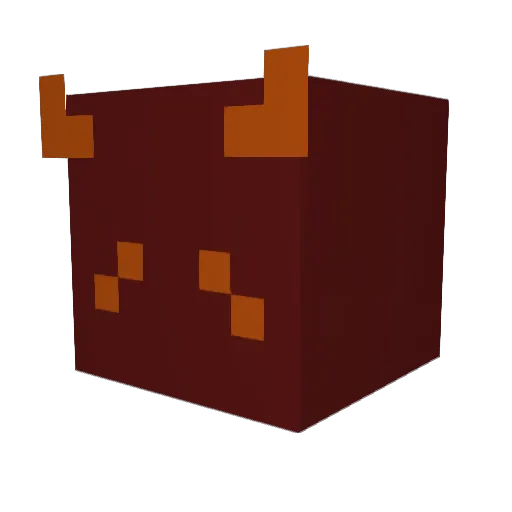 fayfx Minecraft avatar head, 3D render