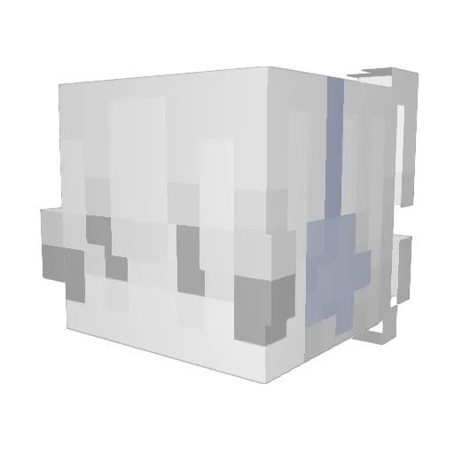 fayzil Minecraft avatar head, 3D render