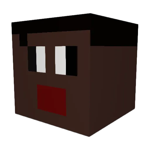 faze_Mako Minecraft avatar head, 3D render