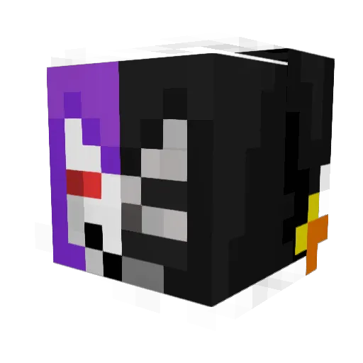 fazerblow Minecraft avatar head, 3D render