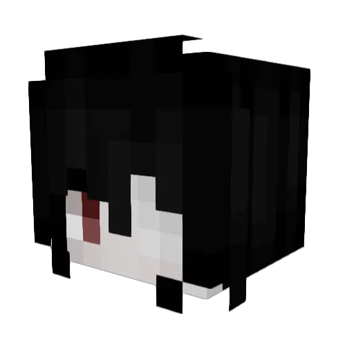 fazfavorfia Minecraft avatar head, 3D render