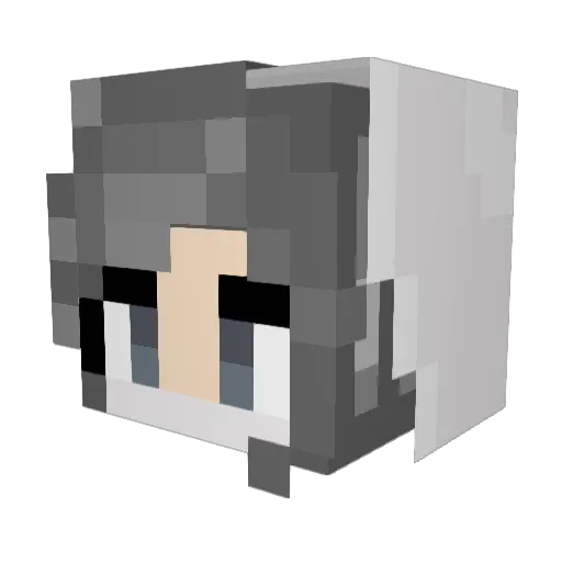 fazovsky Minecraft avatar head, 3D render