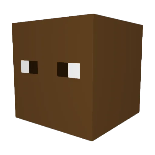 fbossy123 Minecraft avatar head, 3D render