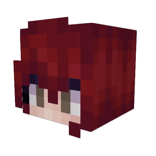fbreenana Minecraft avatar head, 3D render