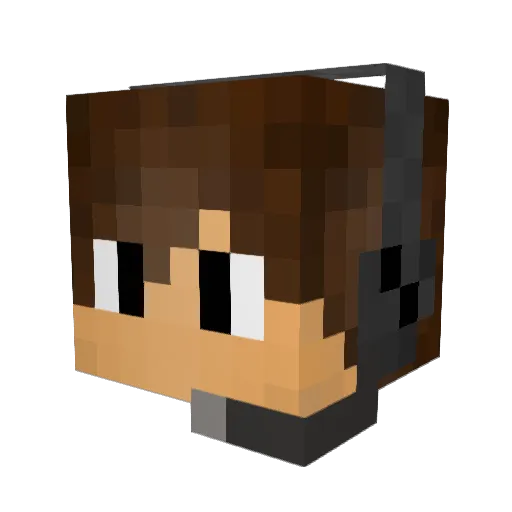 fcarriel4325 Minecraft avatar head, 3D render