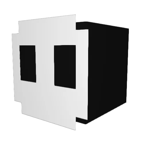 fchlcraften Minecraft avatar head, 3D render