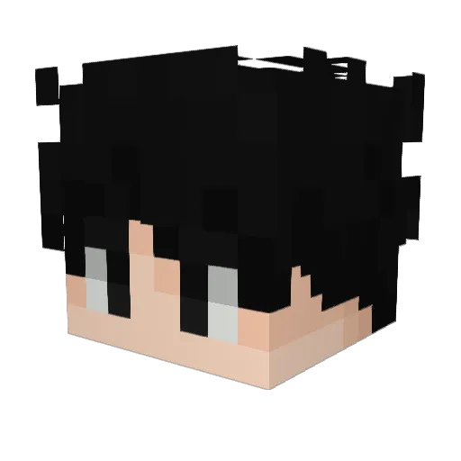 fckandrei Minecraft avatar head, 3D render