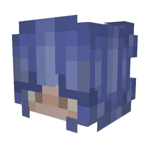 fcktaylor Minecraft avatar head, 3D render