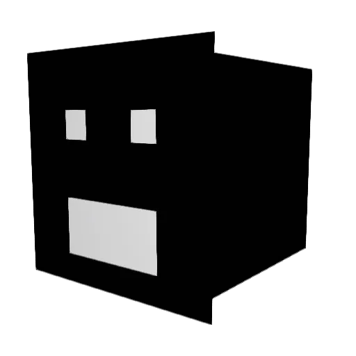 fcpuckie Minecraft avatar head, 3D render
