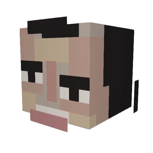 fcyeks6889 Minecraft avatar head, 3D render