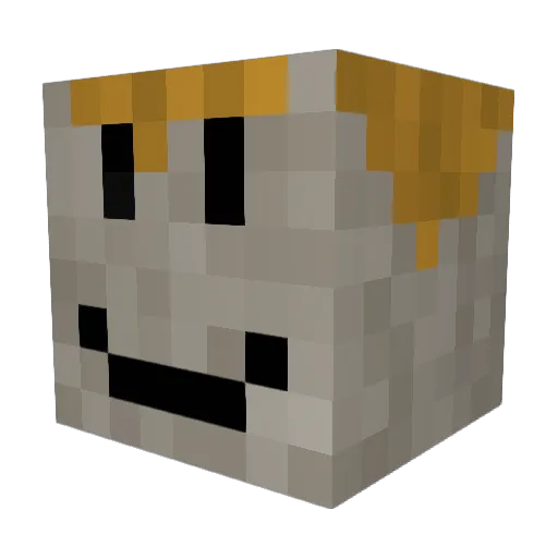 fdmg112 Minecraft avatar head, 3D render