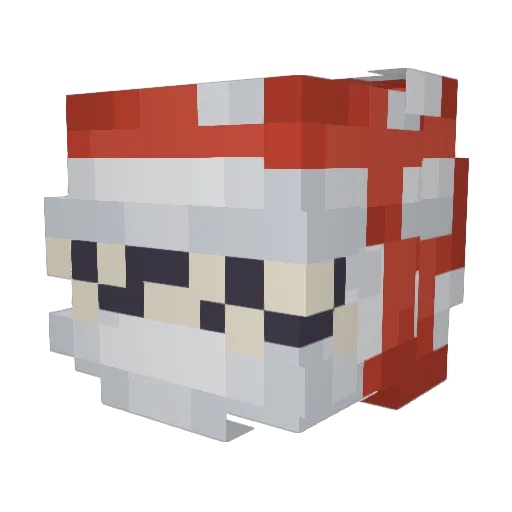 fdsp2k19 Minecraft avatar head, 3D render