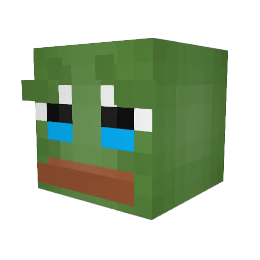 feNoz Minecraft avatar head, 3D render