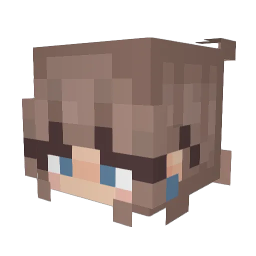 feanorancalime Minecraft avatar head, 3D render