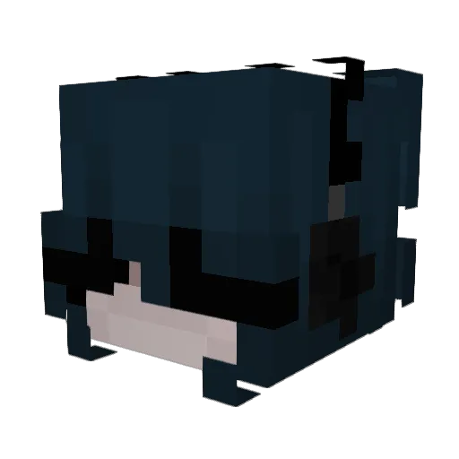 feariiq Minecraft avatar head, 3D render