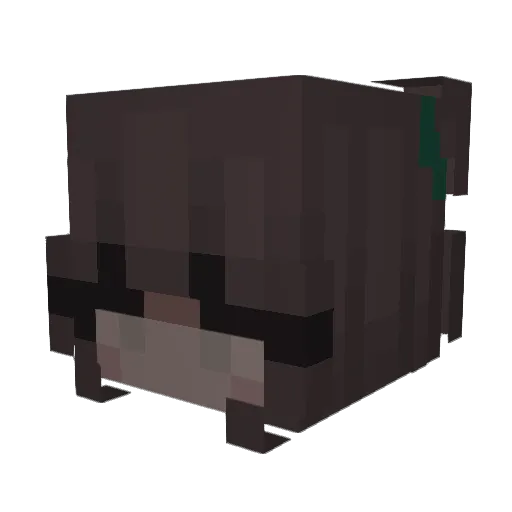 fearjen Minecraft avatar head, 3D render