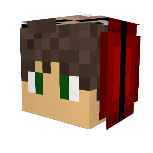 fearskipper Minecraft avatar head, 3D render
