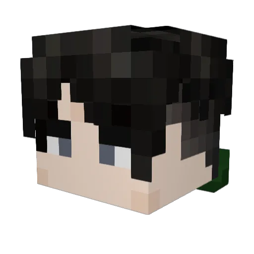 fearsomekid64 Minecraft avatar head, 3D render
