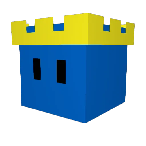 featherzz_ Minecraft avatar head, 3D render