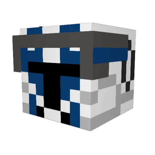 feba02 Minecraft avatar head, 3D render