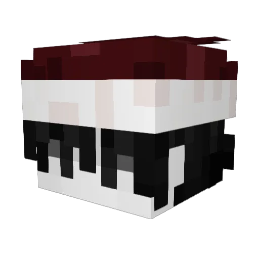 fecke Minecraft avatar head, 3D render