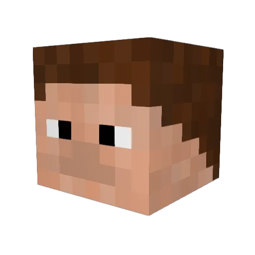 feddy_fezber Minecraft avatar head, 3D render
