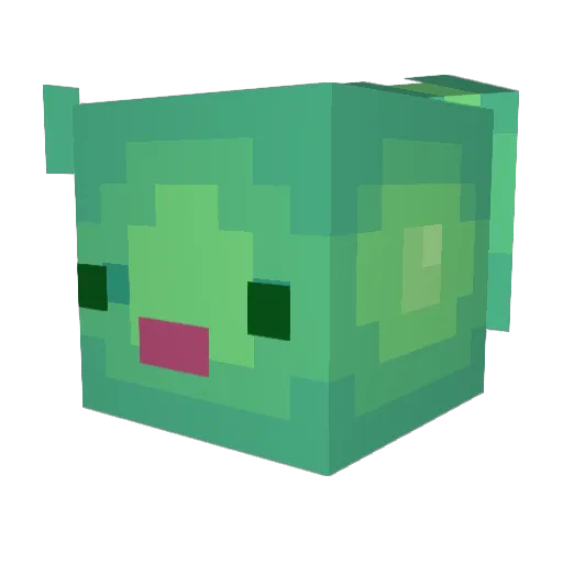 feddyfabear Minecraft avatar head, 3D render