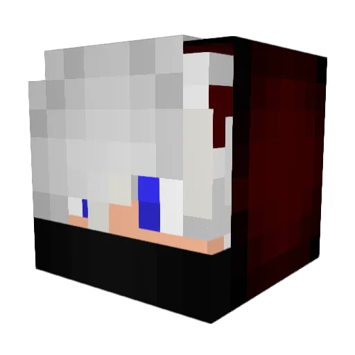 fede_colci Minecraft avatar head, 3D render