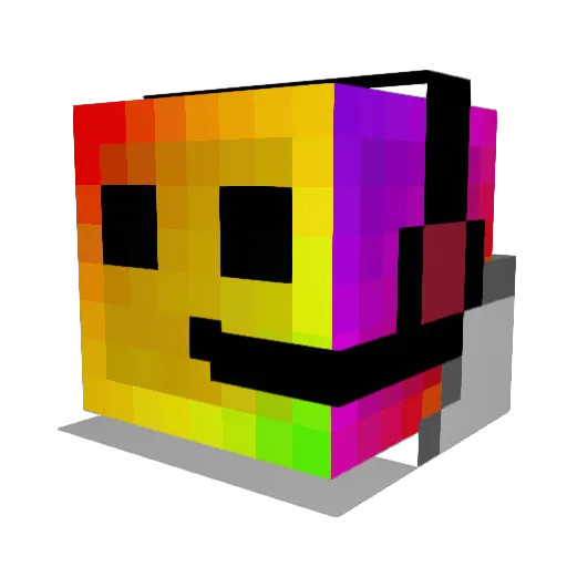 fedemanko Minecraft avatar head, 3D render