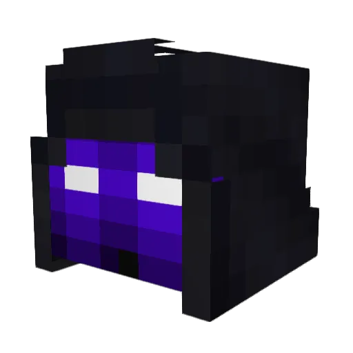 fedianV08 Minecraft avatar head, 3D render